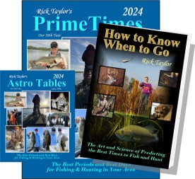 2024 Fishing & Hunting Calendars, Software and Book Showing Best